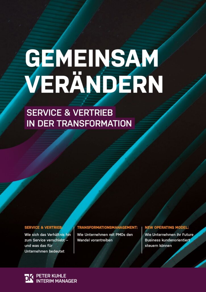 Cover: Gemeinsam verändern – Service & Vertrieb in der Transformation